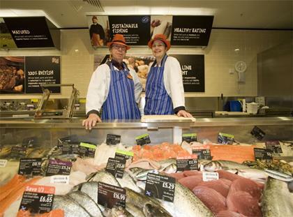 Sainsbury's fish counter