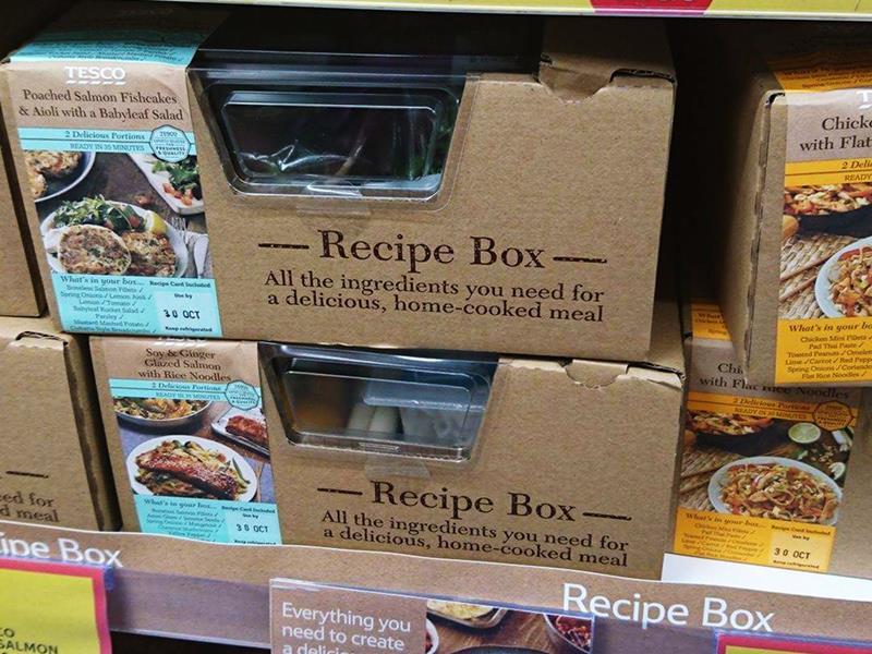 Tesco joins Waitrose with launch of recipe box range