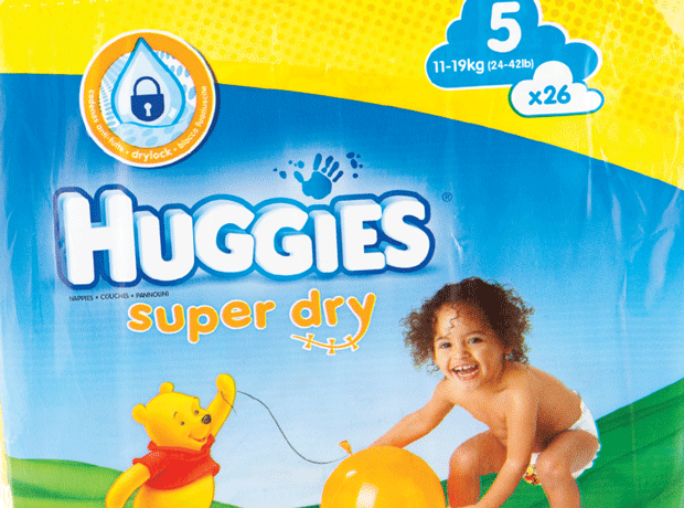 Huggies super dry nappies