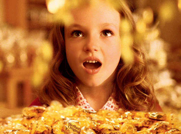 Werthers Original Advert with girl
