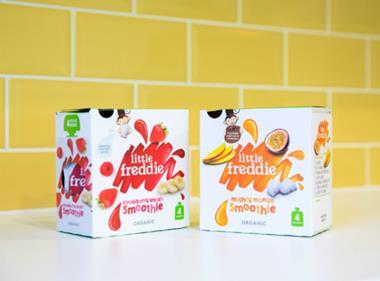 Little Freddie adds low-sugar organic smoothie duo