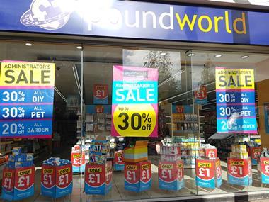 Poundworld makes a third of head office staff redundant