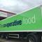 Co-op lorry at FareShare